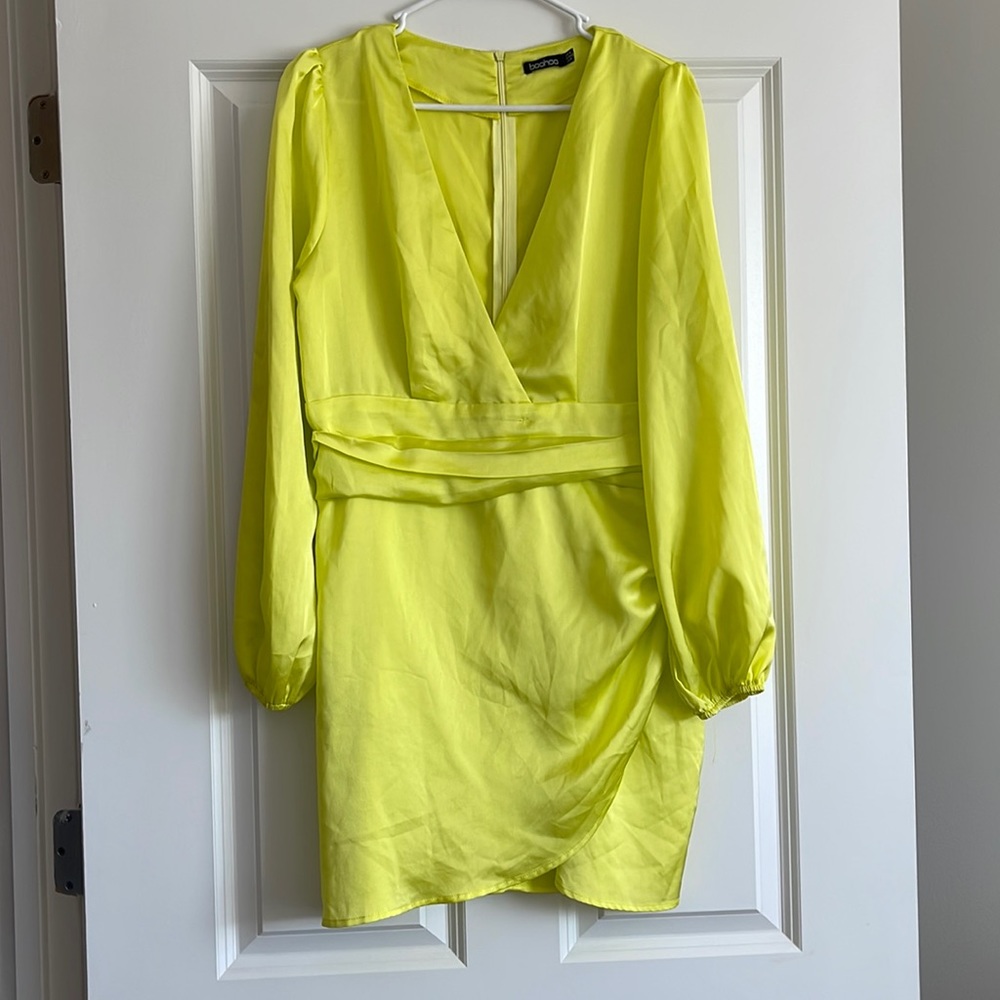 Boohoo shift dress.